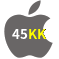 Aplicativo 45KK para iOS